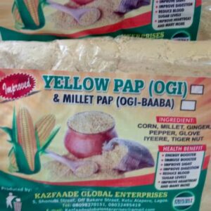 YELLOW GINGER,TIGERNUT PAP