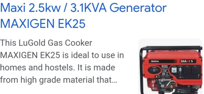 THERMOCOOL TEC GEN PTR MED HSTL 4000ES 3.75kVA/3.0kW