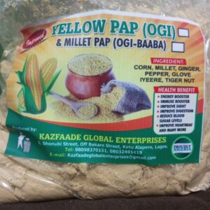 YELLOW PAP With GINGER,TIGERNUT and Clove(OGI) 1/2 Paint
